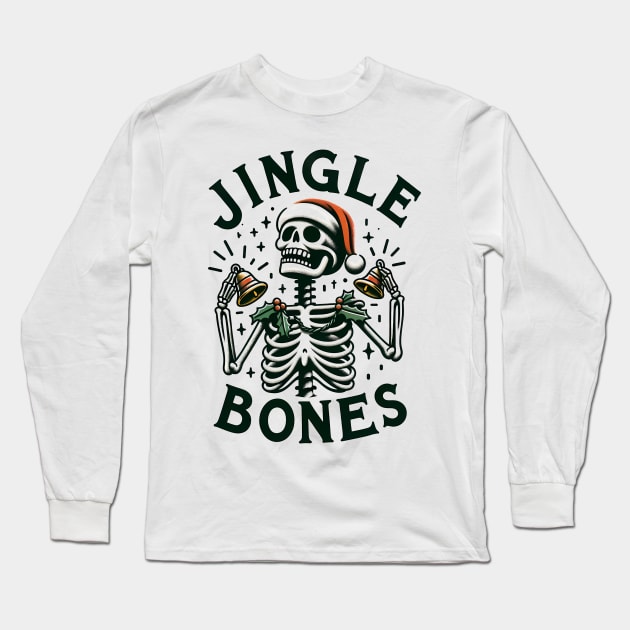 Jingle Bones Long Sleeve T-Shirt by MZeeDesigns